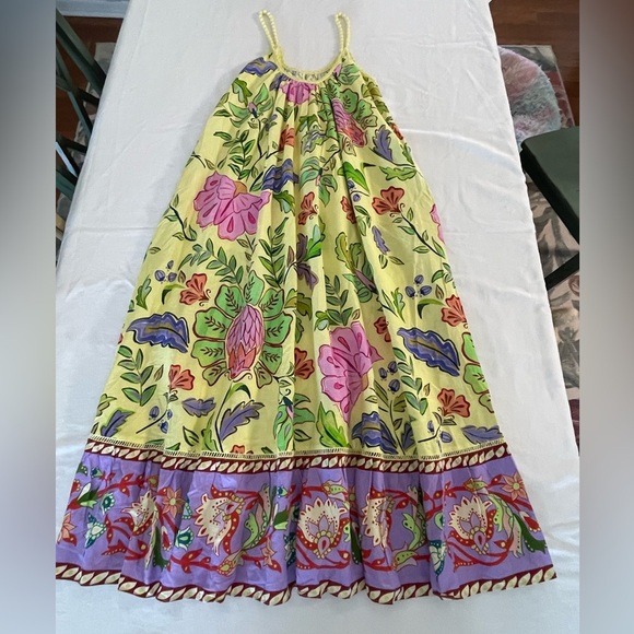 FARM Rio | Floral Insects Maxi Dress | OVERSIZE Size XS - Picture 3 of 11